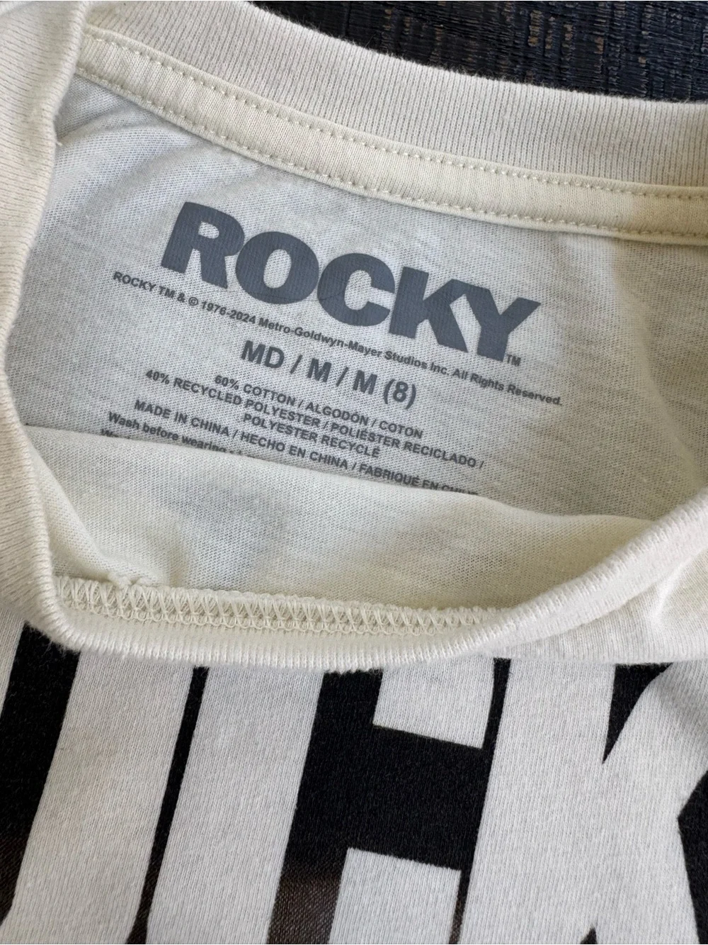 Boys Size 8 (Medium) Clothing Bundle | Reebok Sweatpants + Rocky Tee | 3 Pieces